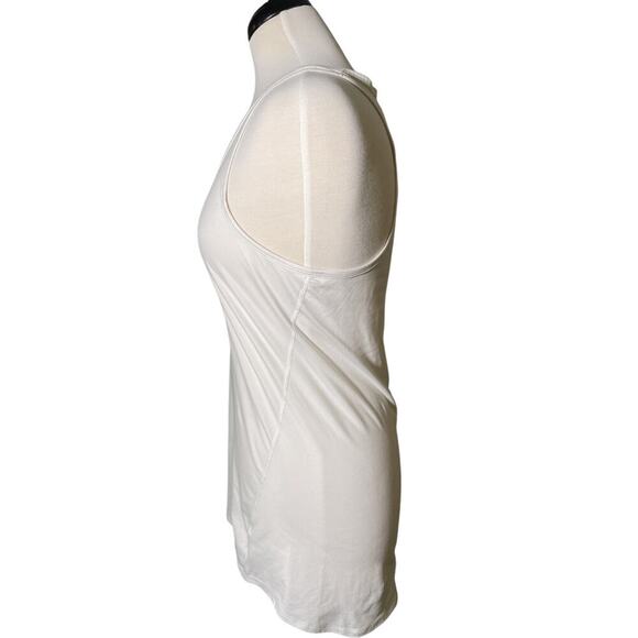 Athleta MED White Racer Back Athletic Tank Top - Picture 3 of 5